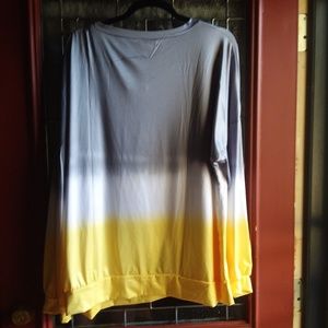 unknown Tops - Hippie's Closet Gray stripe silk shirt unknown Tops - Hippie's Closet Gray stripe silk shirt
